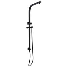 Square Gooseneck Twin Rail Shower Body